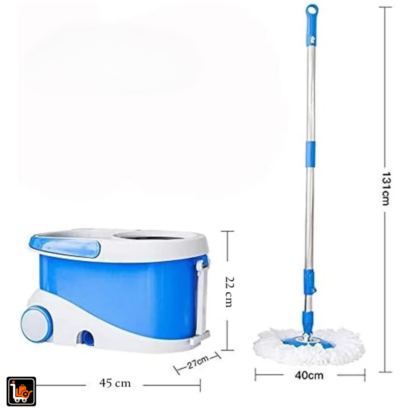Primo SpinMop Wheeler – Effortless Cleaning, Maximum Convenience