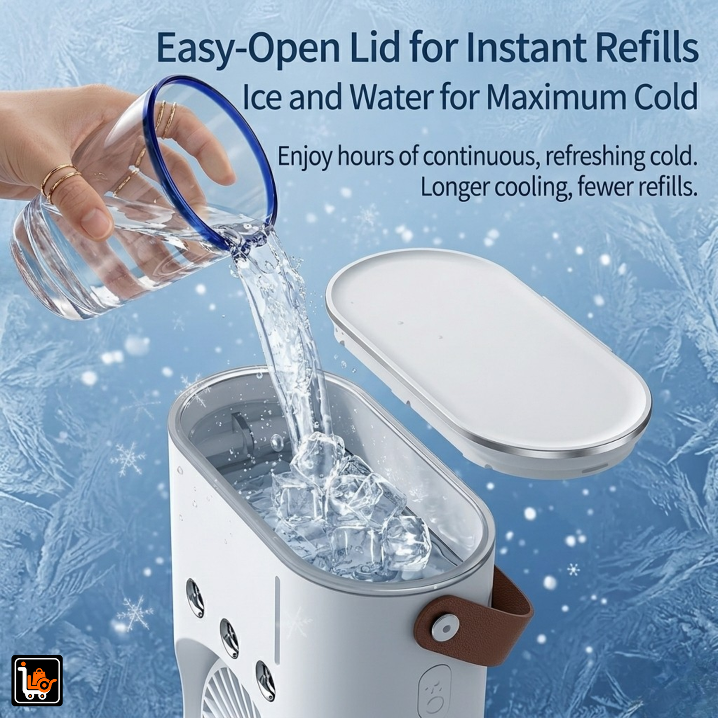 Portable Mini Air Cooler Instant Cooling Anywhere