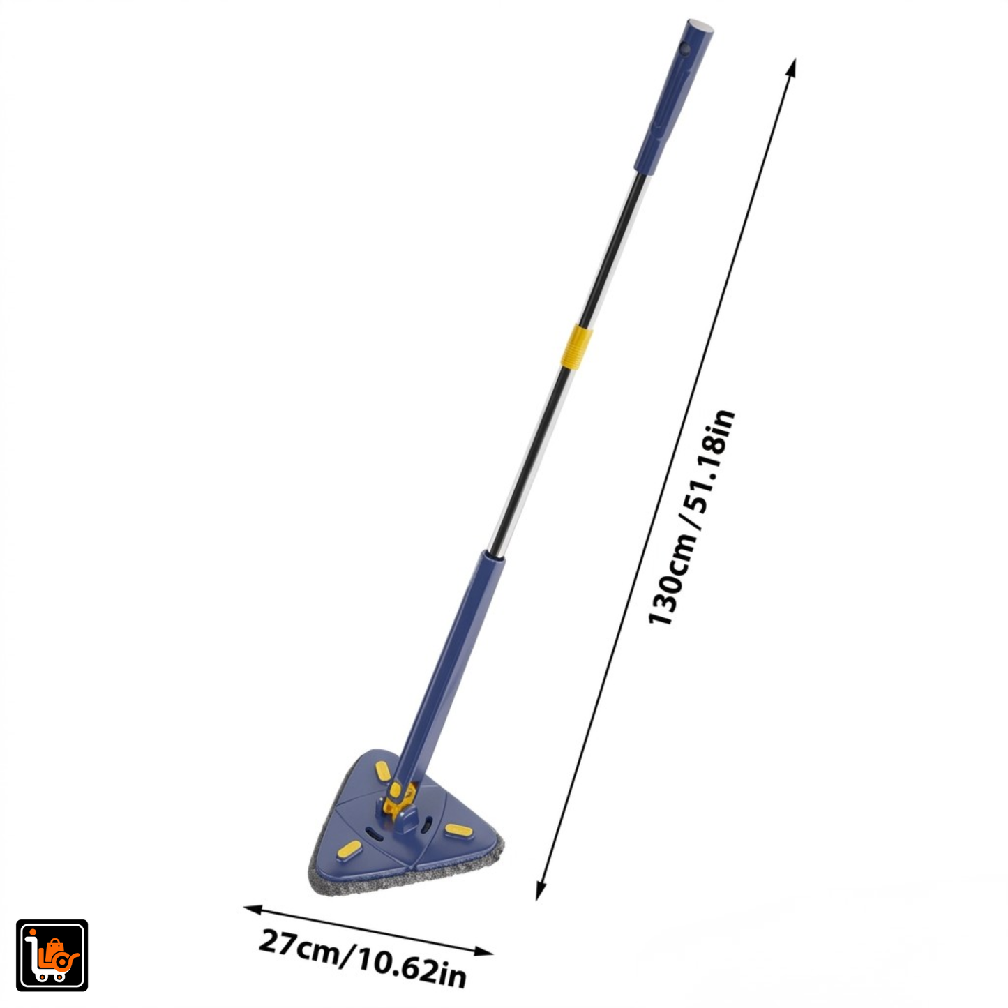 Triangle Twister Mop 360° Rotating Adjustable Cleaning System
