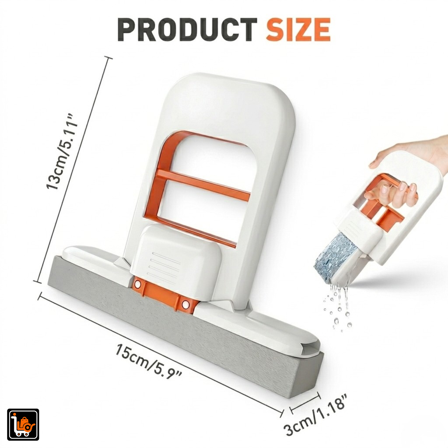 Mini Desktop Self Squeezing Mop Compact Cleaning, Maximum Convenience