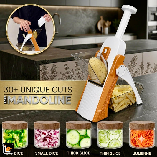 Mandoline Spring Slicer™ Adjustable Vegetable & Fruit Cutter