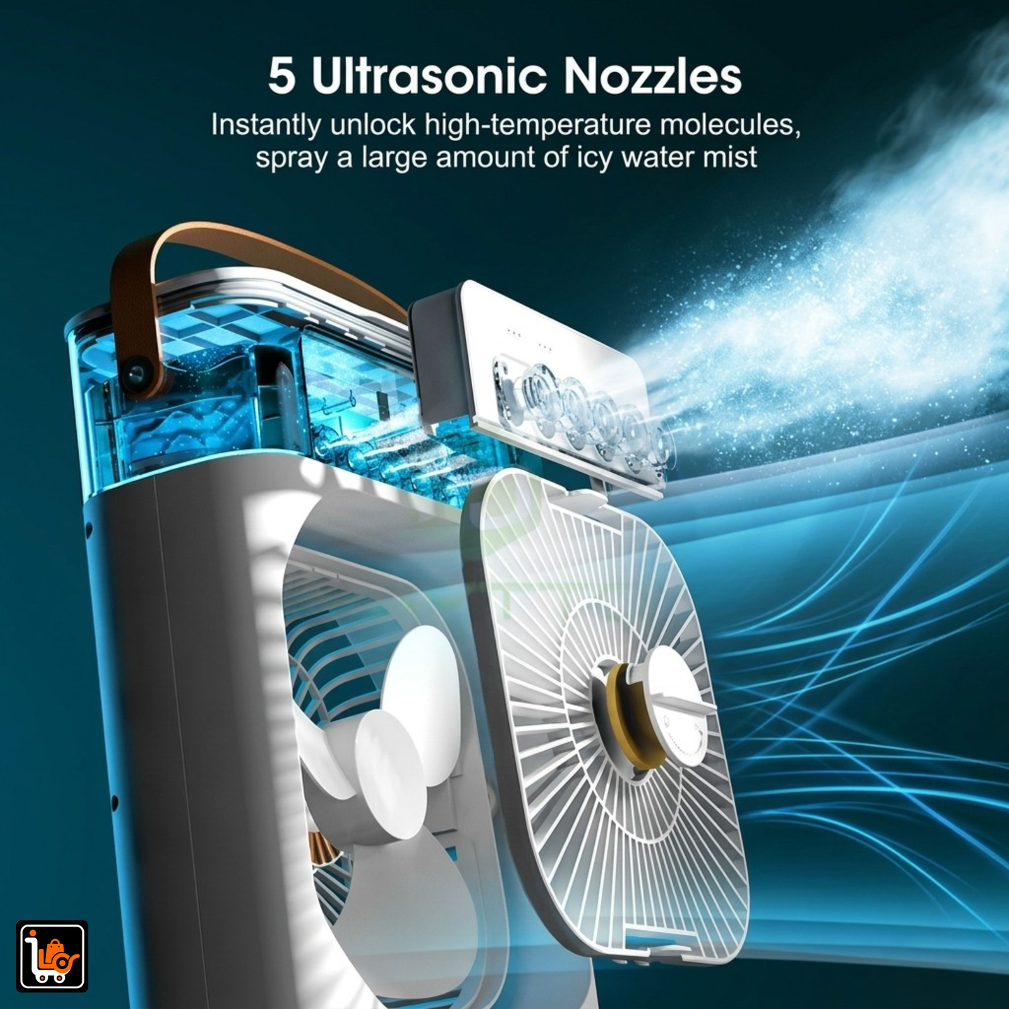 Portable Mini Air Cooler Instant Cooling Anywhere