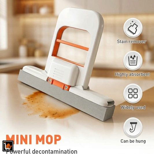 Mini Desktop Self Squeezing Mop Compact Cleaning, Maximum Convenience