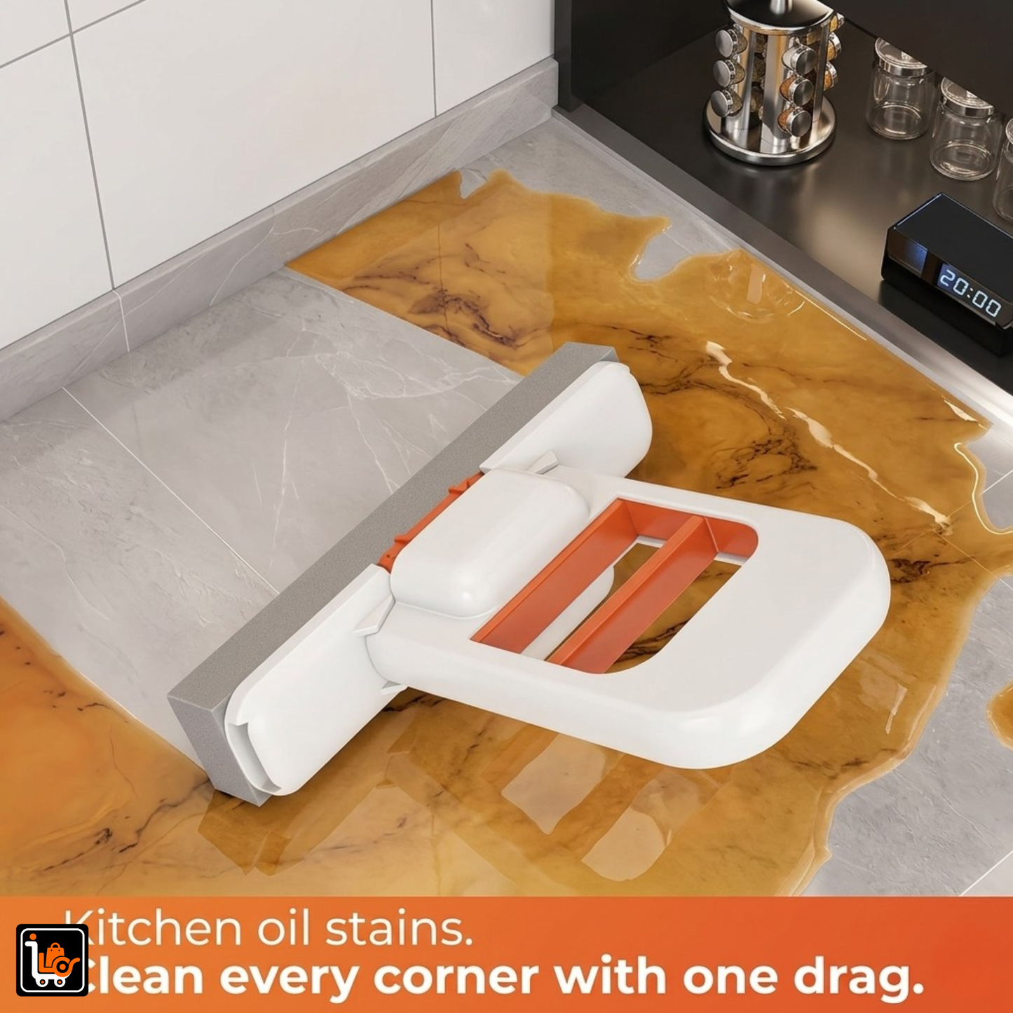 Mini Desktop Self Squeezing Mop Compact Cleaning, Maximum Convenience