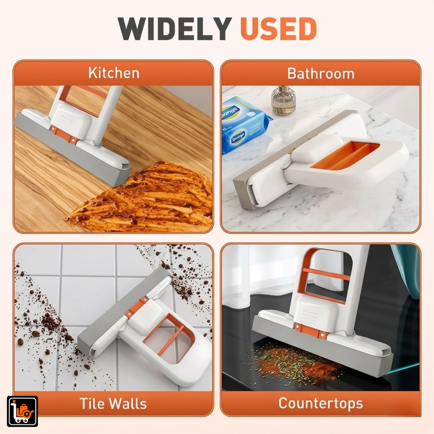 Mini Desktop Self Squeezing Mop Compact Cleaning, Maximum Convenience