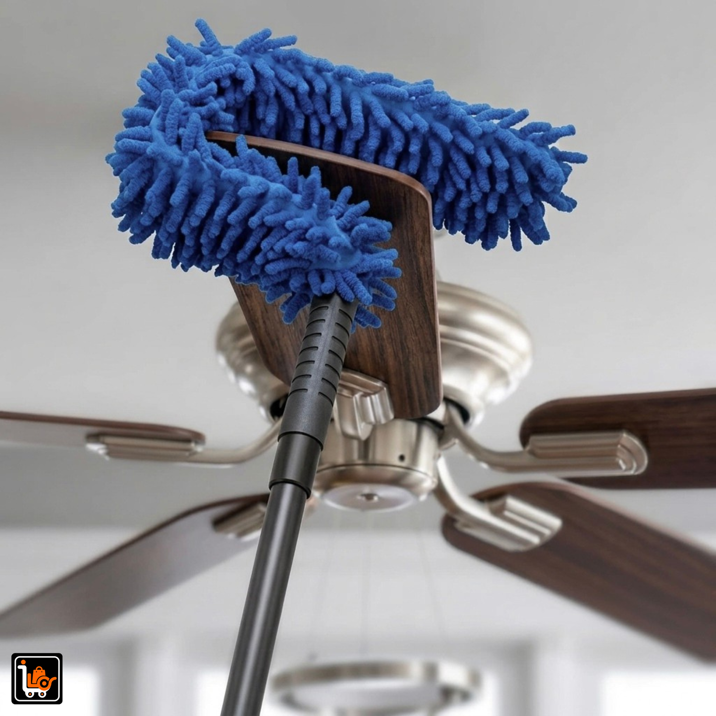 Flexible Microfiber Duster with Extendable Telescopic Handle